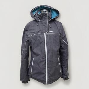 WED'ZE Jacket Women's US Small Grey Decathlon Slide 300 Insulated Ski Snowboard